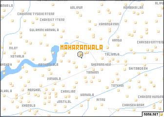 map of Mahārānwāla