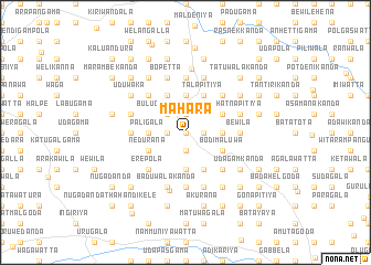 map of Mahara