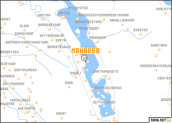 map of Maḩāreb