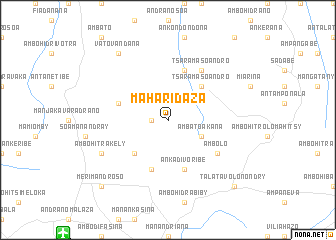 map of Maharidaza