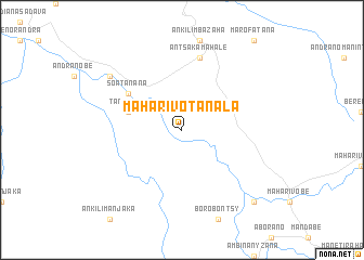 map of Maharivo-Tanala