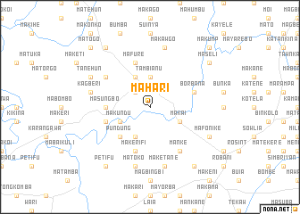 map of Mahari