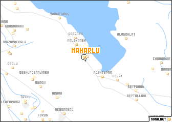 map of Mahārlū