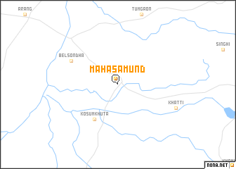 map of Mahāsamund