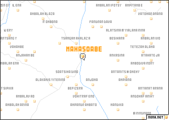 map of Mahasoabe