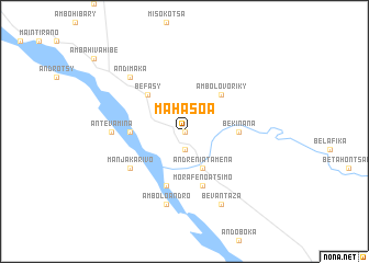 map of Mahasoa