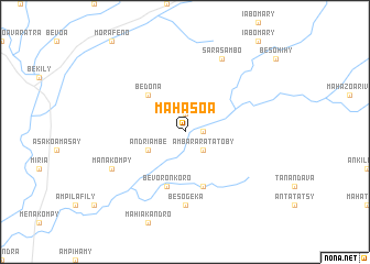 map of Mahasoa