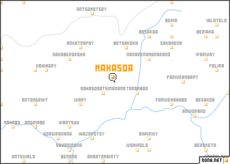 map of Mahasoa