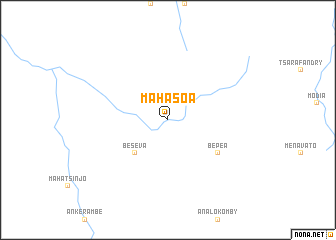 map of Mahasoa