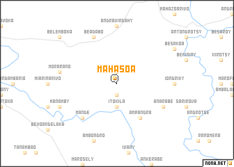 map of Mahasoa