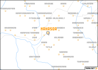 map of Mahasoa