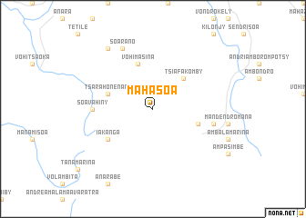 map of Mahasoa