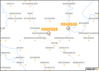 map of Mahasoa