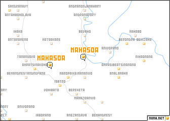 map of Mahasoa