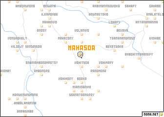 map of Mahasoa