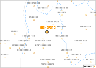 map of Mahasoa