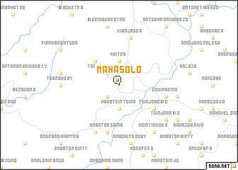 map of Mahasolo