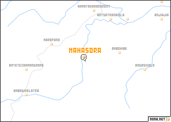 map of Mahasora