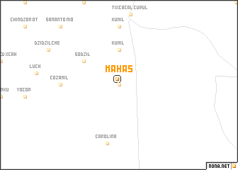 map of Mahas