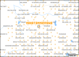 map of Maha Tammannawa