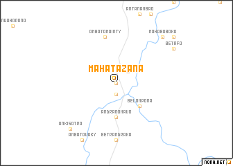 map of Mahatazana