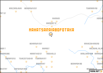 map of Mahatsara-Iabofotaka