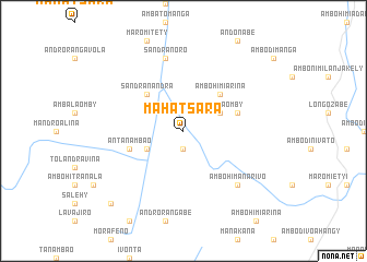 map of Mahatsara