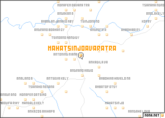 map of Mahatsinjo Avaratra