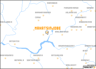 map of Mahatsinjobe