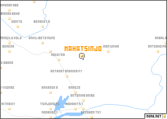 map of Mahatsinjo