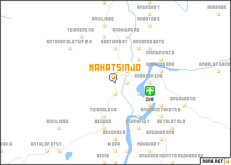 map of Mahatsinjo