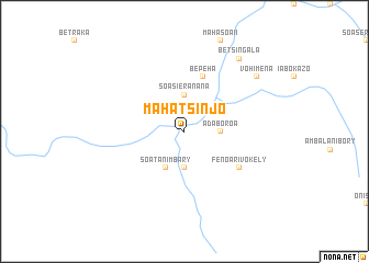 map of Mahatsinjo