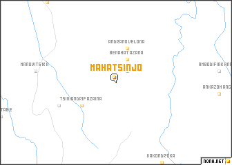 map of Mahatsinjo