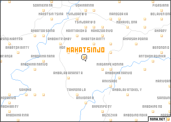 map of Mahatsinjo