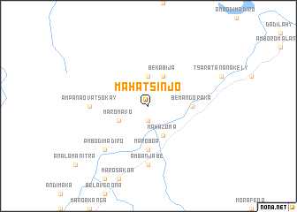 map of Mahatsinjo