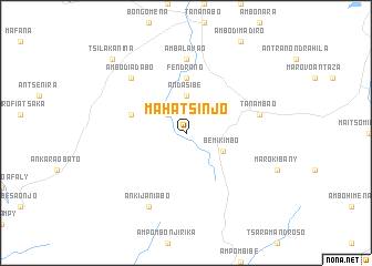 map of Mahatsinjo