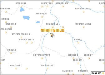 map of Mahatsinjo