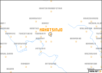 map of Mahatsinjo