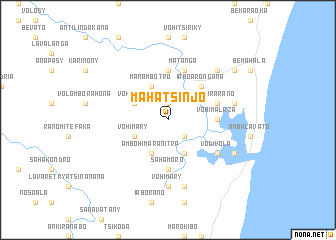 map of Mahatsinjo