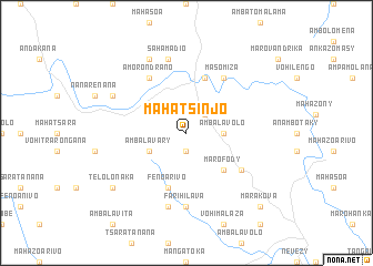 map of Mahatsinjo