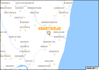 map of Mahatsinjo