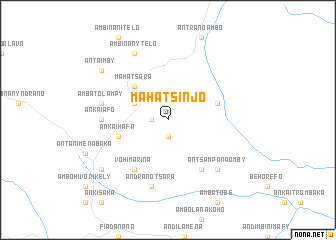 map of Mahatsinjo