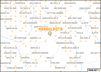 map of Mahaulpota