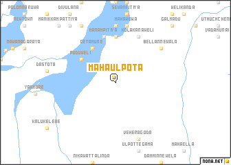 map of Mahaulpota