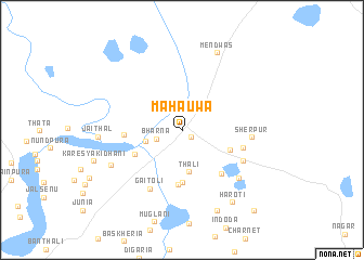 map of Mahauwa