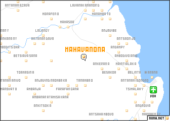 map of Mahavanona