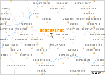 map of Mahavelona