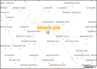 map of Mahavelona