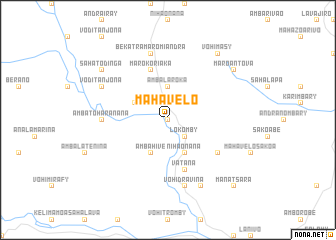 map of Mahavelo