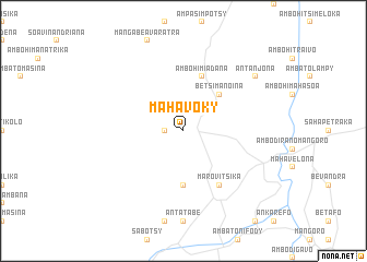 map of Mahavoky